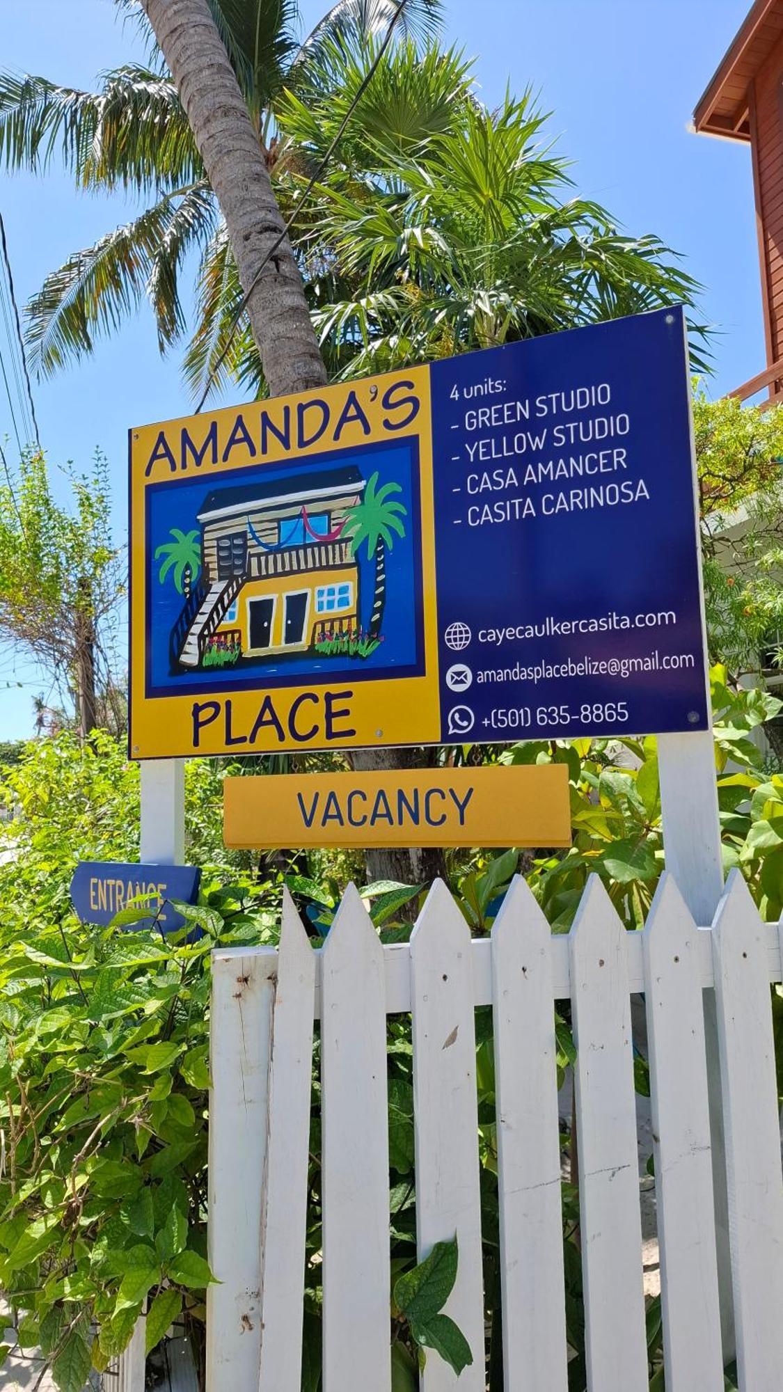 Amanda'S Place Casa Amancer - Sea View, Pool And Tropical Garden Caye Caulker Exterior photo