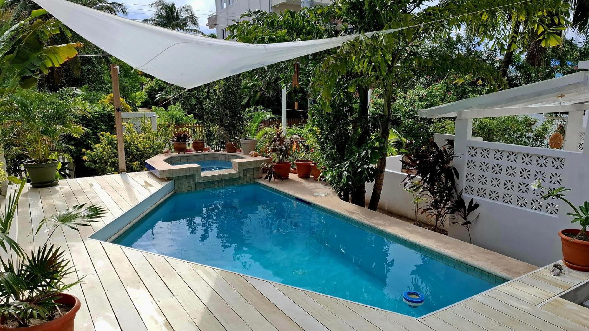 Amanda'S Place Casa Amancer - Sea View, Pool And Tropical Garden Caye Caulker Exterior photo